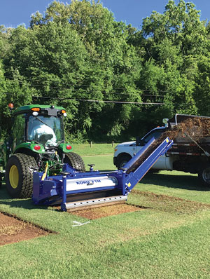 Fraise mowing for annual bluegrass control Fraise mowing
