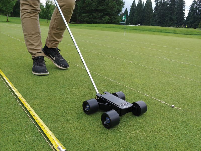 Quantifying golf shoe effects on putting greens Shoe traffic golf greens