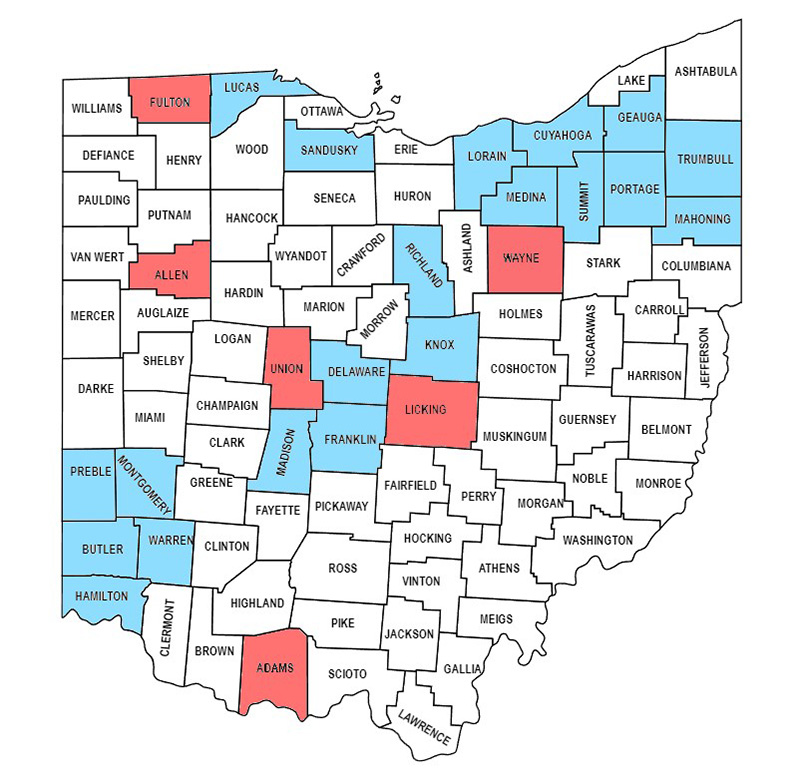 Aerial view of Ghost Creek golf course