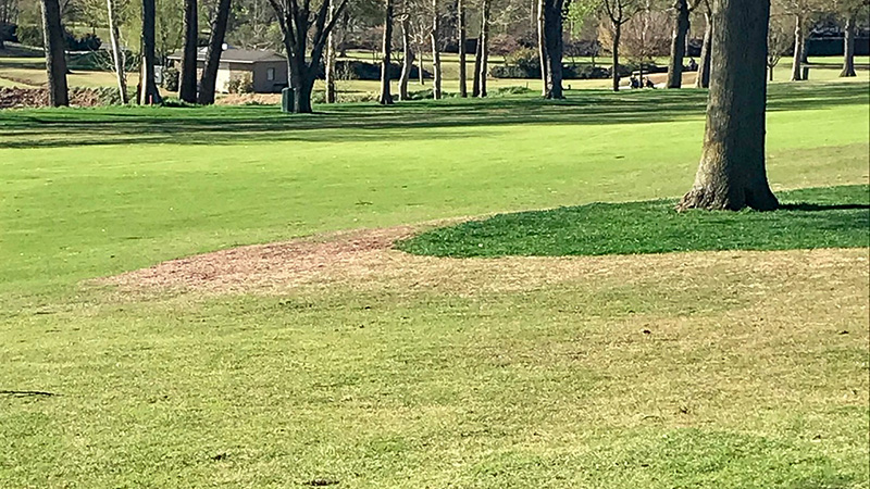 Aerial view of Ghost Creek golf course