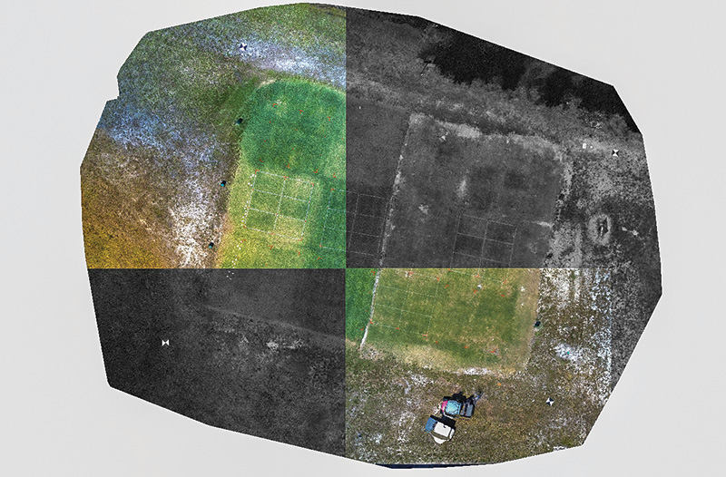 Aerial view of Ghost Creek golf course