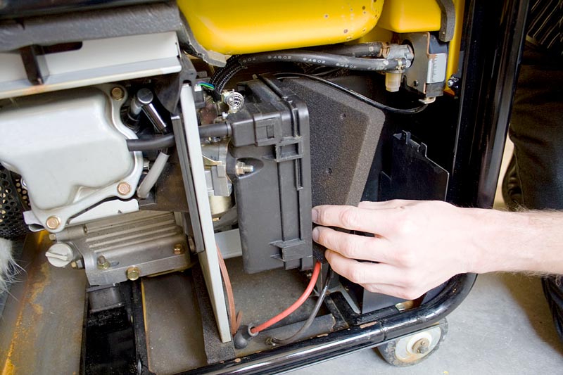 Guide to small-engine maintenance Replace engine air filter
