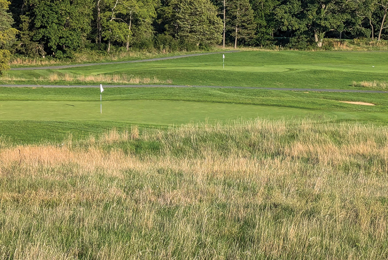 Aerial view of Ghost Creek golf course