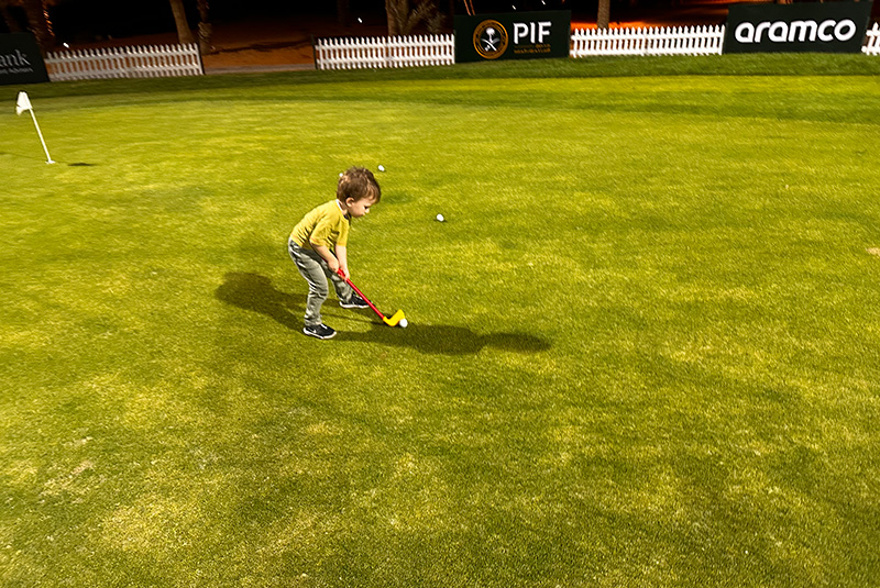Aerial view of Ghost Creek golf course