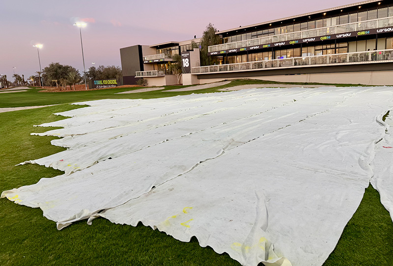Aerial view of Ghost Creek golf course