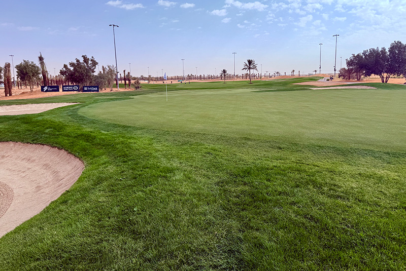 Aerial view of Ghost Creek golf course